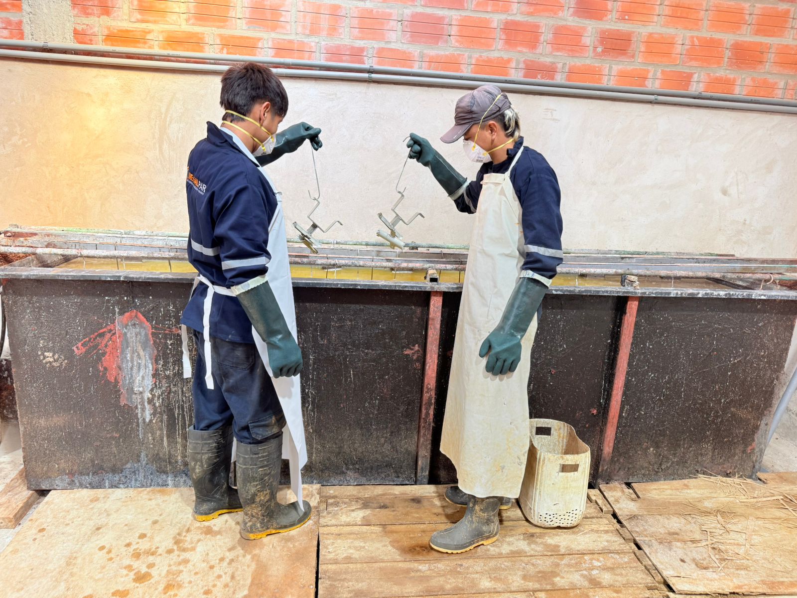 Piezas galvanizadas